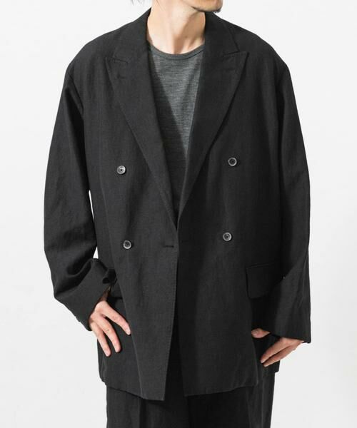 URBAN RESEARCH / アーバンリサーチ その他アウター | new basic　WOOL LINEN DOUBLE JACKET | 詳細2