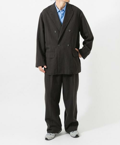 URBAN RESEARCH / アーバンリサーチ その他アウター | new basic　WOOL SILK LINEN DOUBLE JACKET | 詳細5