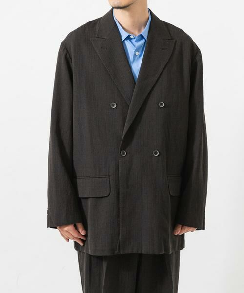 URBAN RESEARCH / アーバンリサーチ その他アウター | new basic　WOOL SILK LINEN DOUBLE JACKET | 詳細7