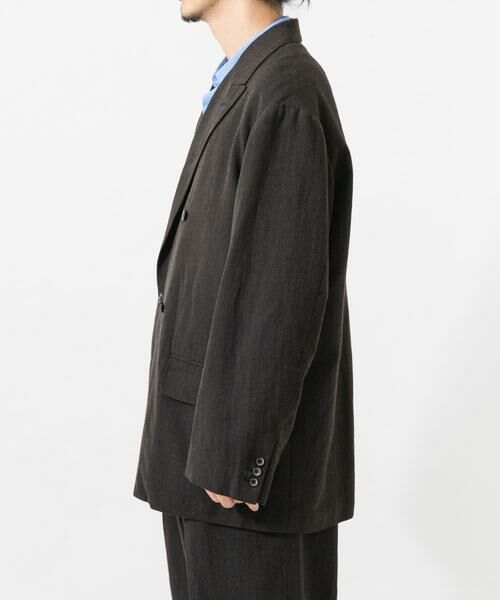 URBAN RESEARCH / アーバンリサーチ その他アウター | new basic　WOOL SILK LINEN DOUBLE JACKET | 詳細8
