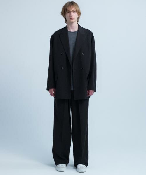 URBAN RESEARCH / アーバンリサーチ その他アウター | new basic　WOOL SILK LINEN DOUBLE JACKET（ブラウン）