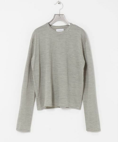 URBAN RESEARCH / アーバンリサーチ Tシャツ | new basic　WASHABLE WOOL STRUCT TOPS | 詳細3