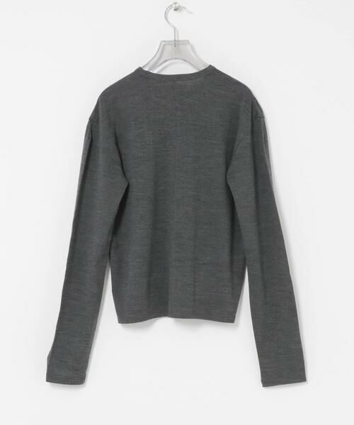 URBAN RESEARCH / アーバンリサーチ Tシャツ | new basic　WASHABLE WOOL STRUCT TOPS | 詳細8