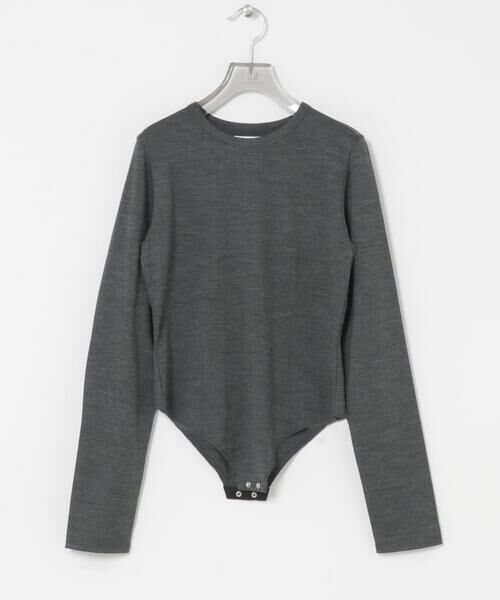 URBAN RESEARCH / アーバンリサーチ Tシャツ | new basic　WASHABLE WOOL CONTOUR TOP | 詳細5