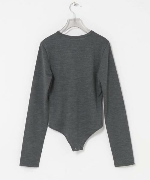 URBAN RESEARCH / アーバンリサーチ Tシャツ | new basic　WASHABLE WOOL CONTOUR TOP | 詳細7