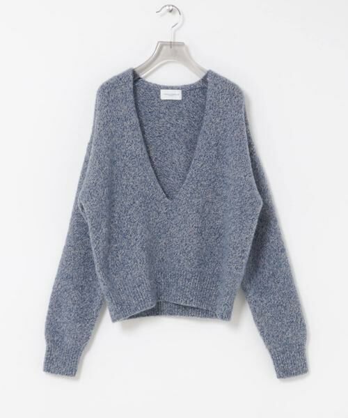 URBAN RESEARCH / アーバンリサーチ ニット・セーター | new basic　CASHMERE SILK DEEP V-NECK KNIT | 詳細1