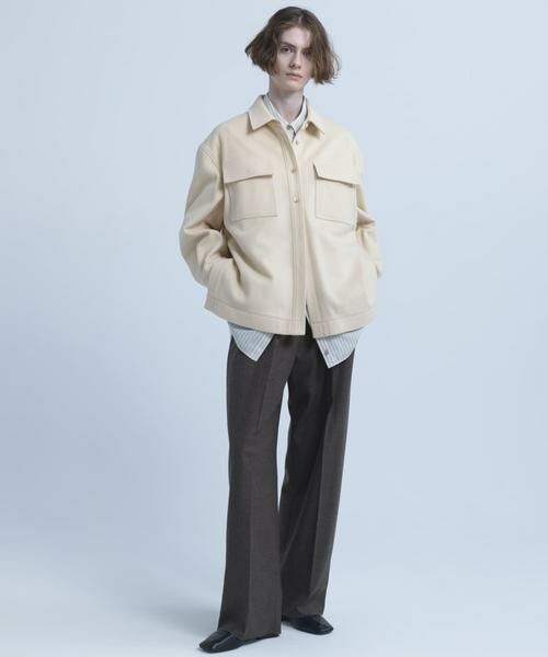URBAN RESEARCH / アーバンリサーチ シャツ・ブラウス | new basic　SOFT NAP SURFACE SHIRT（イエロー）