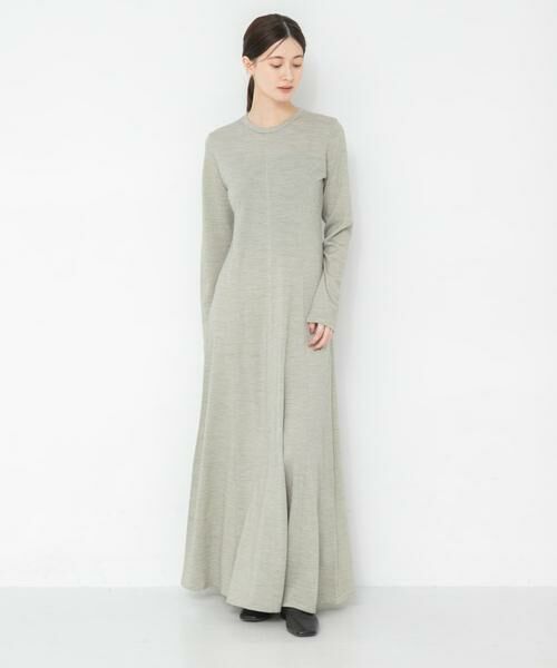 URBAN RESEARCH / アーバンリサーチ ワンピース | new basic　WASHABLE WOOL LONG-SLEEVE ONE-PIECE | 詳細4