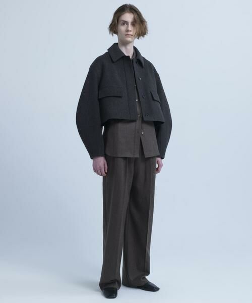 URBAN RESEARCH / アーバンリサーチ その他アウター | new basic　RIDGE MINIMAL SHORT COAT（ダークブラウン）