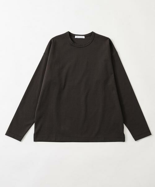 URBAN RESEARCH / アーバンリサーチ Tシャツ | COTTON NYLON SMOOTHY LONG-SLEEVE(ダークブラウン)