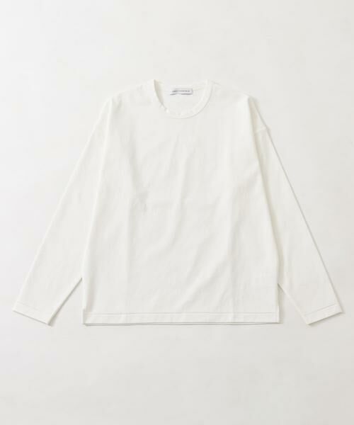 URBAN RESEARCH / アーバンリサーチ Tシャツ | COTTON NYLON SMOOTHY LONG-SLEEVE(ホワイト)