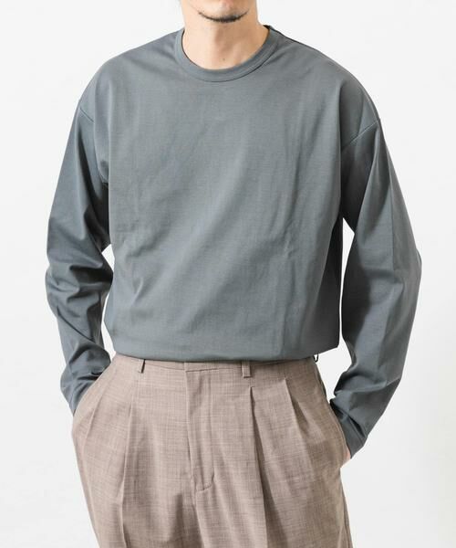 URBAN RESEARCH / アーバンリサーチ Tシャツ | COTTON NYLON SMOOTHY LONG-SLEEVE | 詳細24