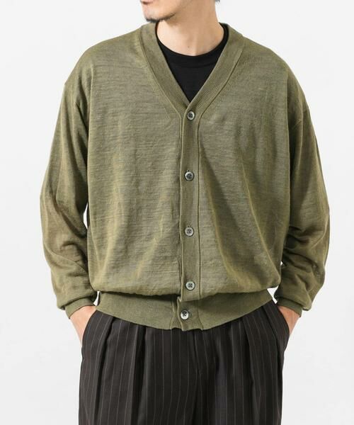 URBAN RESEARCH / アーバンリサーチ ニット・セーター | RAMIE SHEER CARDIGAN | 詳細1