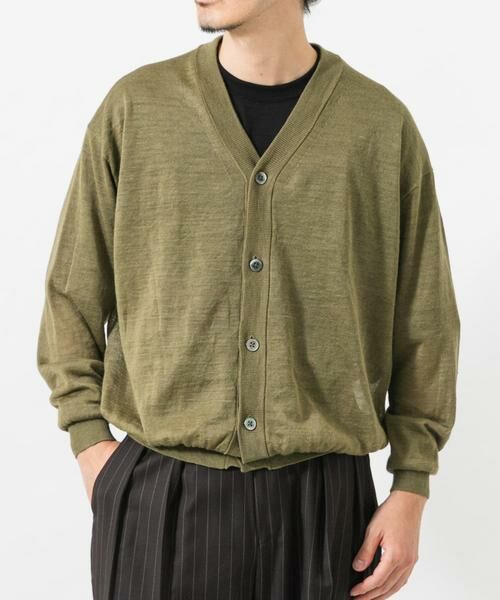 URBAN RESEARCH / アーバンリサーチ ニット・セーター | RAMIE SHEER CARDIGAN | 詳細2