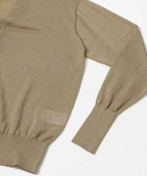 URBAN RESEARCH / アーバンリサーチ ニット・セーター | RAMIE SHEER CARDIGAN | 詳細11