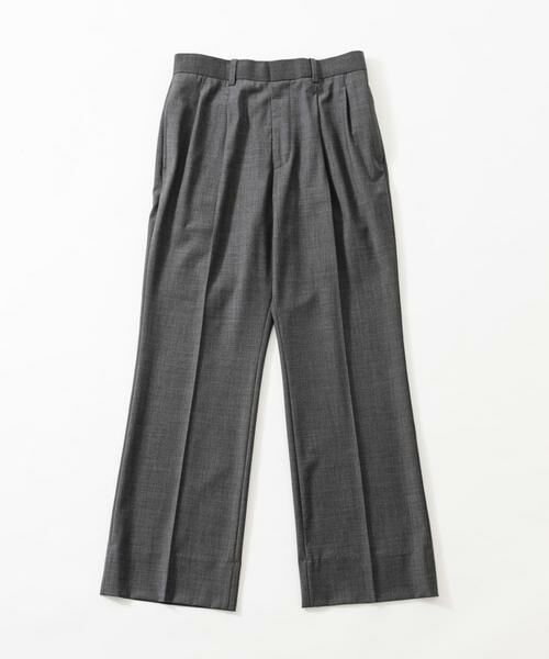 URBAN RESEARCH / アーバンリサーチ その他パンツ | TW SEMI FLARE SLACKS(チャコールグレー)