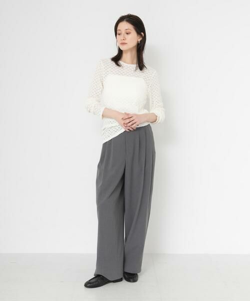 URBAN RESEARCH / アーバンリサーチ Tシャツ | ストレッチレースカットソー | 詳細5