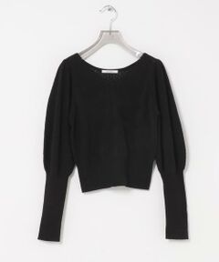 URBAN RESEARCH / アーバンリサーチ ニット・セーター | 袖ボリュームモールメッシュニット