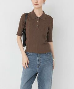 URBAN RESEARCH / アーバンリサーチ ポロシャツ | ランダムリブポロ衿ニット