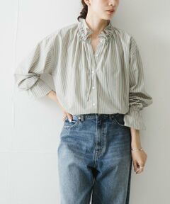 URBAN RESEARCH / アーバンリサーチ シャツ・ブラウス | フリルギャザーブラウス