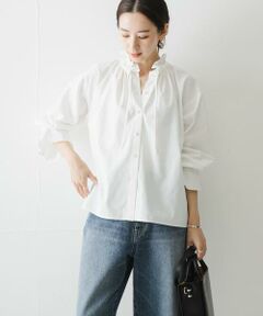 URBAN RESEARCH / アーバンリサーチ シャツ・ブラウス | フリルギャザーブラウス