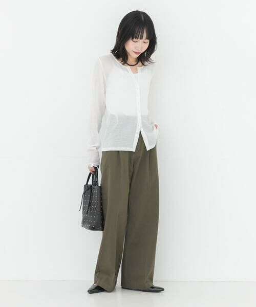 URBAN RESEARCH / アーバンリサーチ その他パンツ | 『3サイズ展開』コットンサテンストレートパンツ | 詳細6