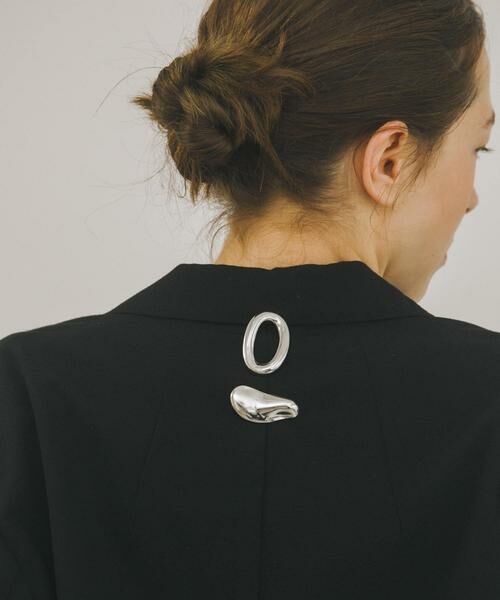 URBAN RESEARCH / アーバンリサーチ ブローチ・コサージュ | decor『デコール』　Broach Curve 2piece set（シルバー）