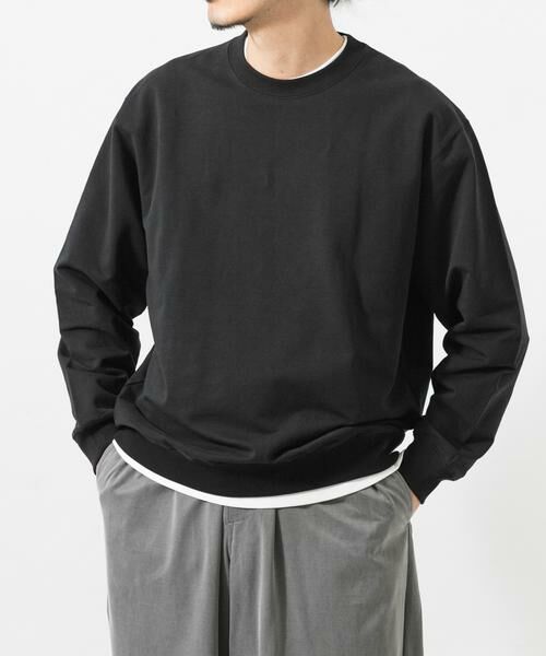 URBAN RESEARCH / アーバンリサーチ スウェット | HIGHGAUGE SWEAT PULLOVER（ブラック）