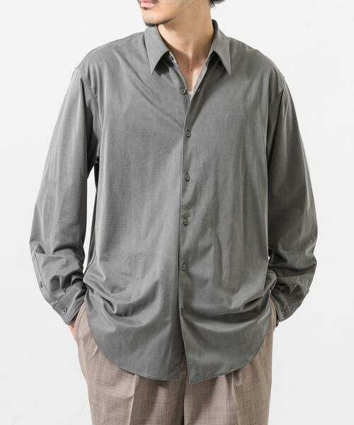 URBAN RESEARCH / アーバンリサーチ シャツ・ブラウス | WASHABLE CUPRO REG SHIRTS（カーキ）
