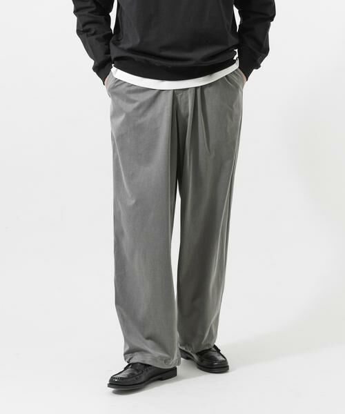 URBAN RESEARCH / アーバンリサーチ その他パンツ | WASHABLE CUPRO EASY PANTS（カーキ）
