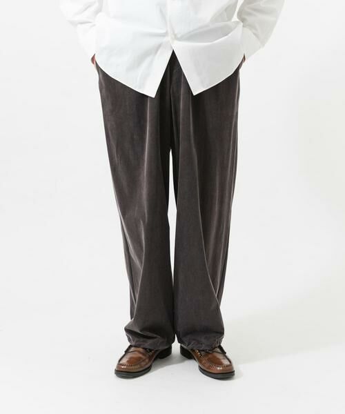 URBAN RESEARCH / アーバンリサーチ その他パンツ | WASHABLE CUPRO EASY PANTS（ブラウン）