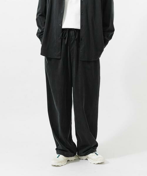 URBAN RESEARCH / アーバンリサーチ その他パンツ | WASHABLE CUPRO EASY PANTS（ブラック）