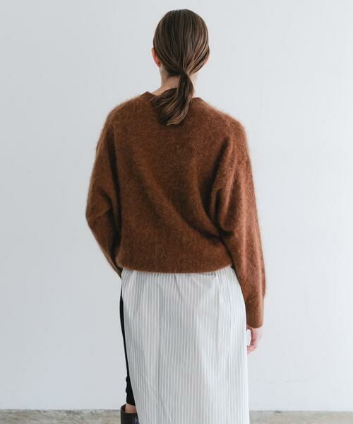 URBAN RESEARCH / アーバンリサーチ ニット・セーター | FUR WOOL ルーズニット | 詳細12