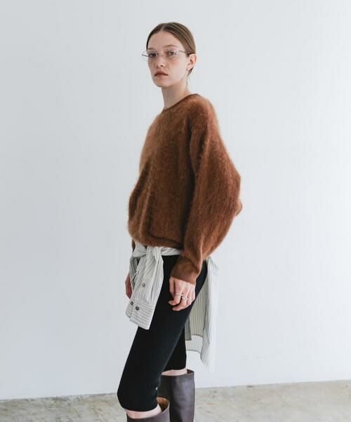 URBAN RESEARCH / アーバンリサーチ ニット・セーター | FUR WOOL ルーズニット | 詳細14