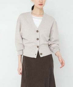 URBAN RESEARCH / アーバンリサーチ カーディガン・ボレロ | コットンカシミヤＶネックショートカーディガン