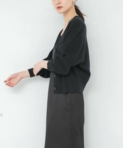 URBAN RESEARCH / アーバンリサーチ カーディガン・ボレロ | コットンカシミヤＶネックショートカーディガン | 詳細4