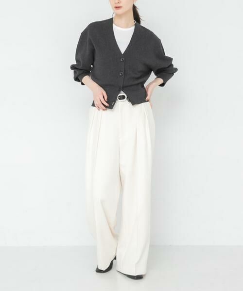URBAN RESEARCH / アーバンリサーチ カーディガン・ボレロ | コットンカシミヤＶネックショートカーディガン | 詳細16