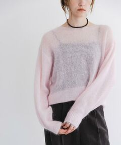 URBAN RESEARCH / アーバンリサーチ ニット・セーター | 『WEB/一部店舗限定カラー』ヘアリールーズニット