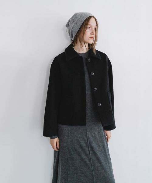 URBAN RESEARCH / アーバンリサーチ その他アウター | ウールモッサショートコート（ブラック）