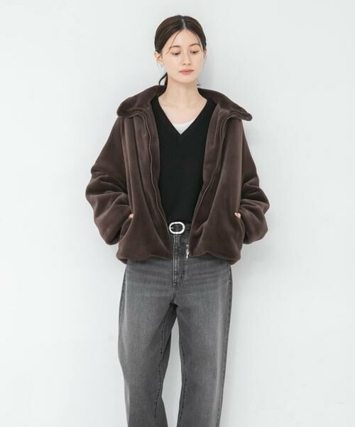 URBAN RESEARCH / アーバンリサーチ その他アウター | エコファーショートコート | 詳細3
