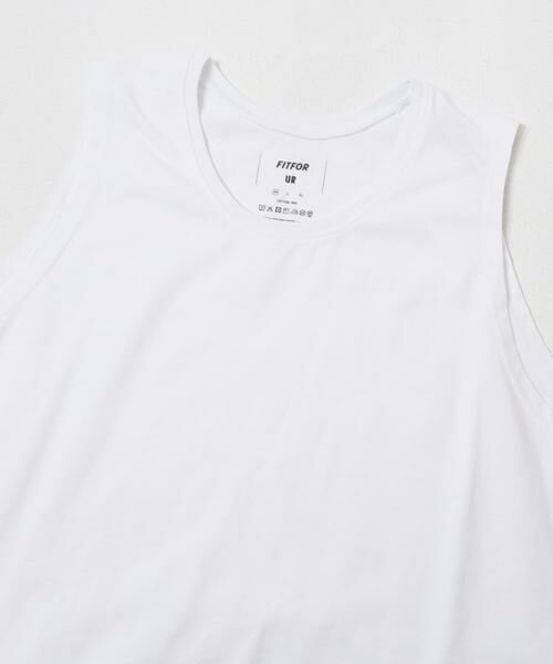 URBAN RESEARCH / アーバンリサーチ タンクトップ | 『別注』fitfor×URBAN RESEARCH　WIDE SLEEVELESS T-SHIRTS | 詳細2
