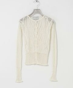 URBAN RESEARCH / アーバンリサーチ カーディガン・ボレロ | EUCHRONIA　STRETCH LACE CARDIGAN