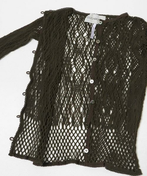 URBAN RESEARCH / アーバンリサーチ カーディガン・ボレロ | EUCHRONIA　STRETCH LACE CARDIGAN | 詳細3
