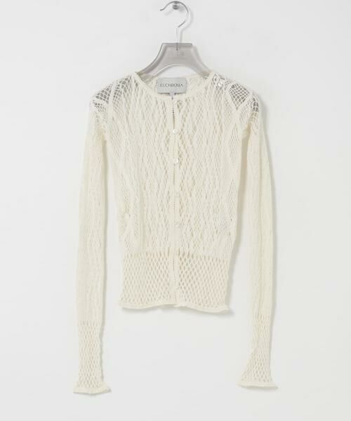 URBAN RESEARCH / アーバンリサーチ カーディガン・ボレロ | EUCHRONIA　STRETCH LACE CARDIGAN | 詳細8