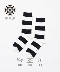 URBAN RESEARCH / アーバンリサーチ ソックス | 『UR TECH』ワイドピッチボーダーソックス