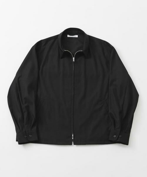 URBAN RESEARCH / アーバンリサーチ ブルゾン | WOOL BLEND SPORTS JACKET（ブラック）