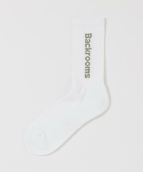 URBAN RESEARCH / アーバンリサーチ ソックス | URBAN RESEARCH×Backrooms×A24　Backrooms LOGO SOX（ホワイト）