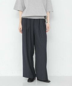 URBAN RESEARCH / アーバンリサーチ その他パンツ | 『UR TECH SMOOTHLUXE』ウール混タックギャザーストレートパンツ