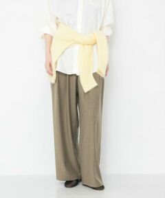 URBAN RESEARCH / アーバンリサーチ その他パンツ | 『UR TECH SMOOTHLUXE』ウール混タックギャザーストレートパンツ