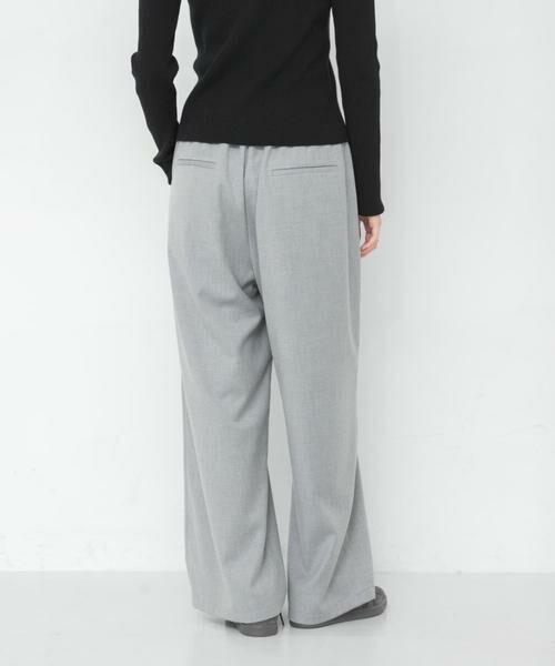 URBAN RESEARCH / アーバンリサーチ その他パンツ | 『UR TECH SMOOTHLUXE』ウール混タックギャザーストレートパンツ | 詳細9